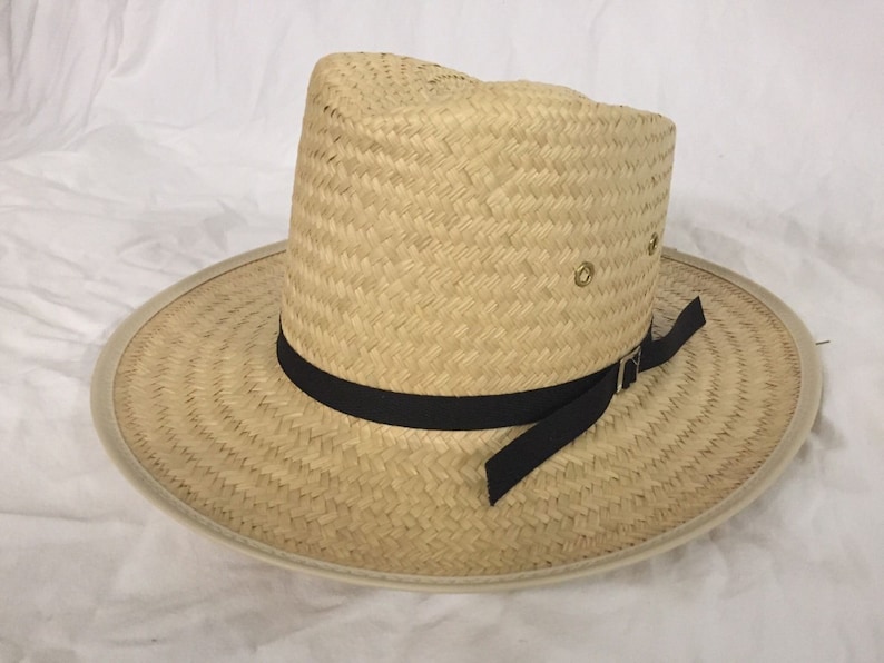 Amish Man's Hat Medium New Straw Hat - Etsy