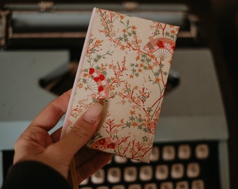 Agenda tascabile 13x8 cm giornaliera perpetua fatta a mano carta giapponese chyogami