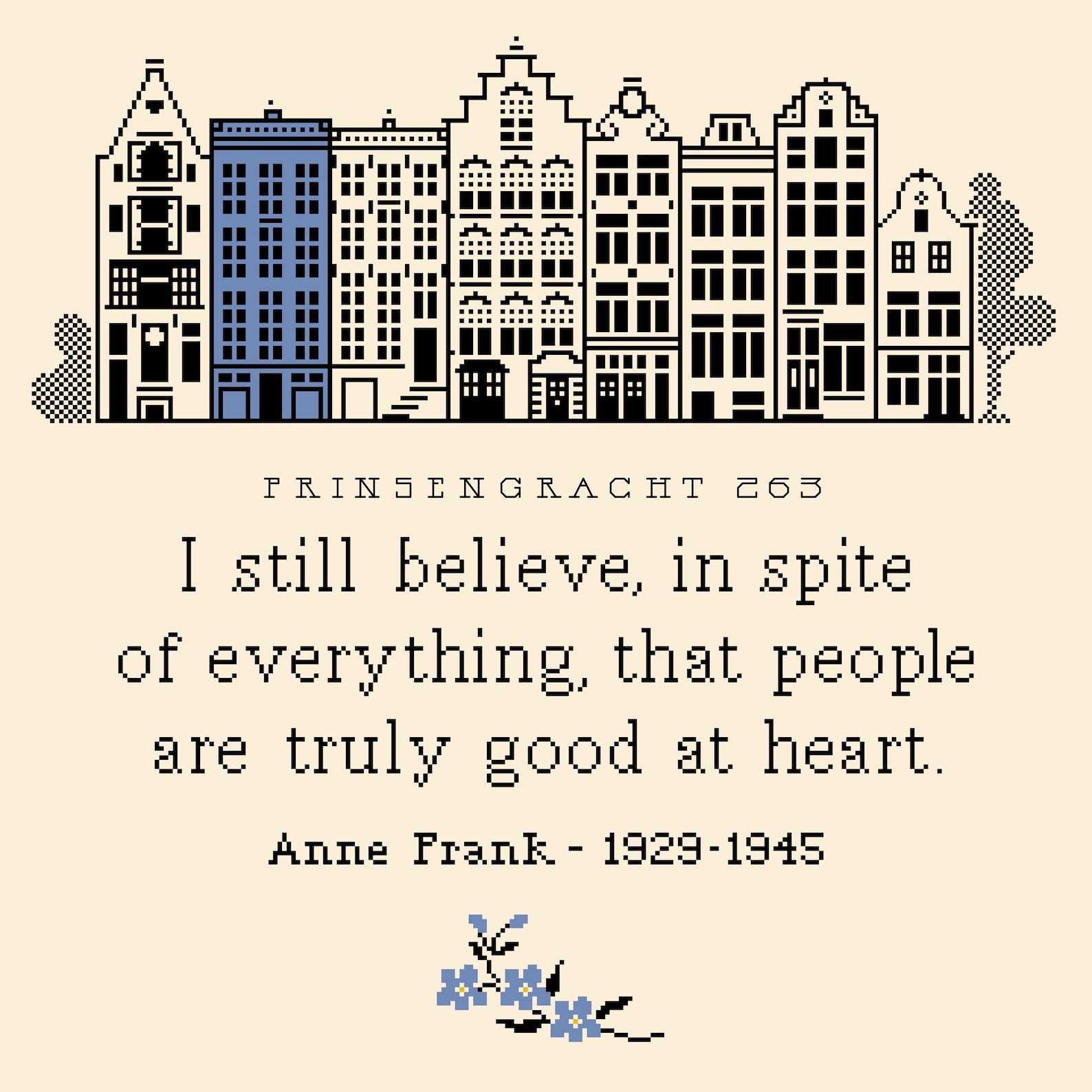 People Are Good - Anne Frank Quote - from Vivsters