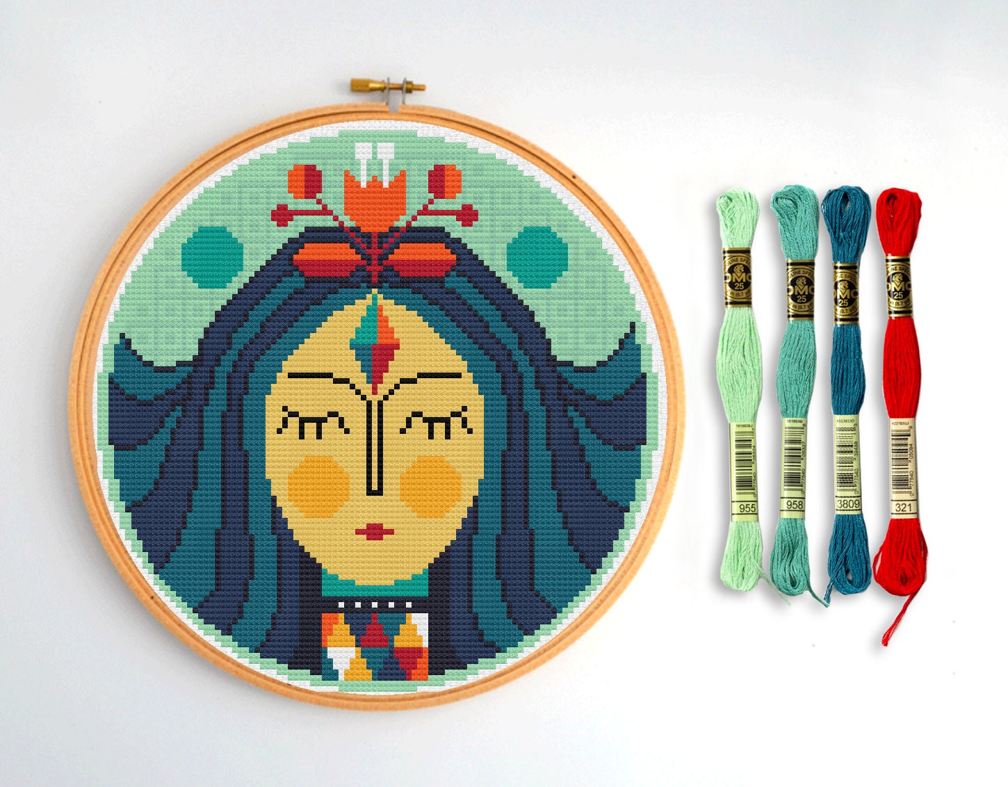 Hoop art embroidery Instant download PDF Zodiac sign Counted cross stitch chart Virgo Modern Cross Stitch Pattern Astrology birth sign Hoop art embroidery Instant download PDF Zodiac sign Counted cross stitch chart Virgo Modern Cross Stitch Pattern Astrology birth sign