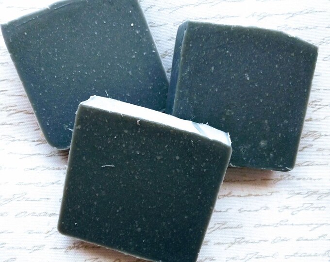 Activated Charcoal Goat Milk Soap with Oats and Frankincense,50% Olive Oil,Shea,Coconut oil,Sensitive Skin,Eczema,Psoriasis,Acne,Made in TX
