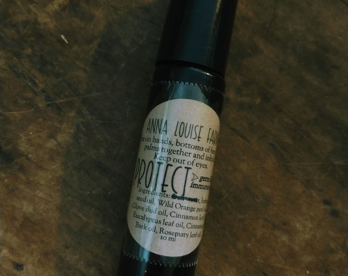 Aromatherapy Immune Builder Essential Oil Roll On with Hemp Oil.Made in TX,Hand Sanitizer,Germ Killer