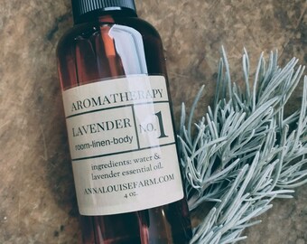 Aromatherapy Spray for Room/Linen/Body,Calming 100% Pure Natural Lavender Essential Oil,Chemical FREE,Under 10,Safe for Pets,Made inTexas