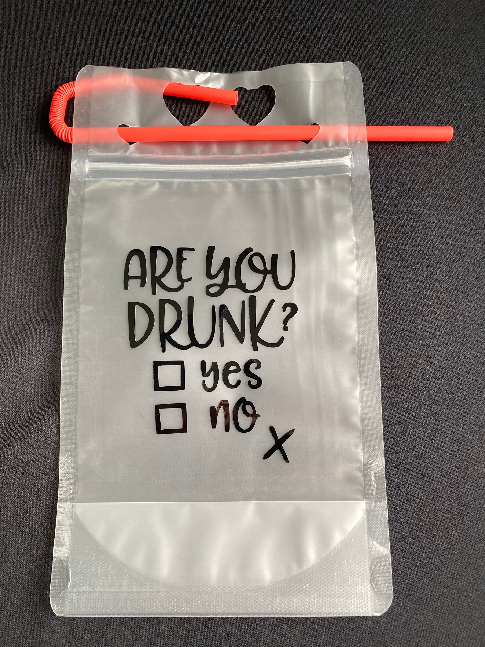 500ml Reusable drink pouches with straw. Etsy