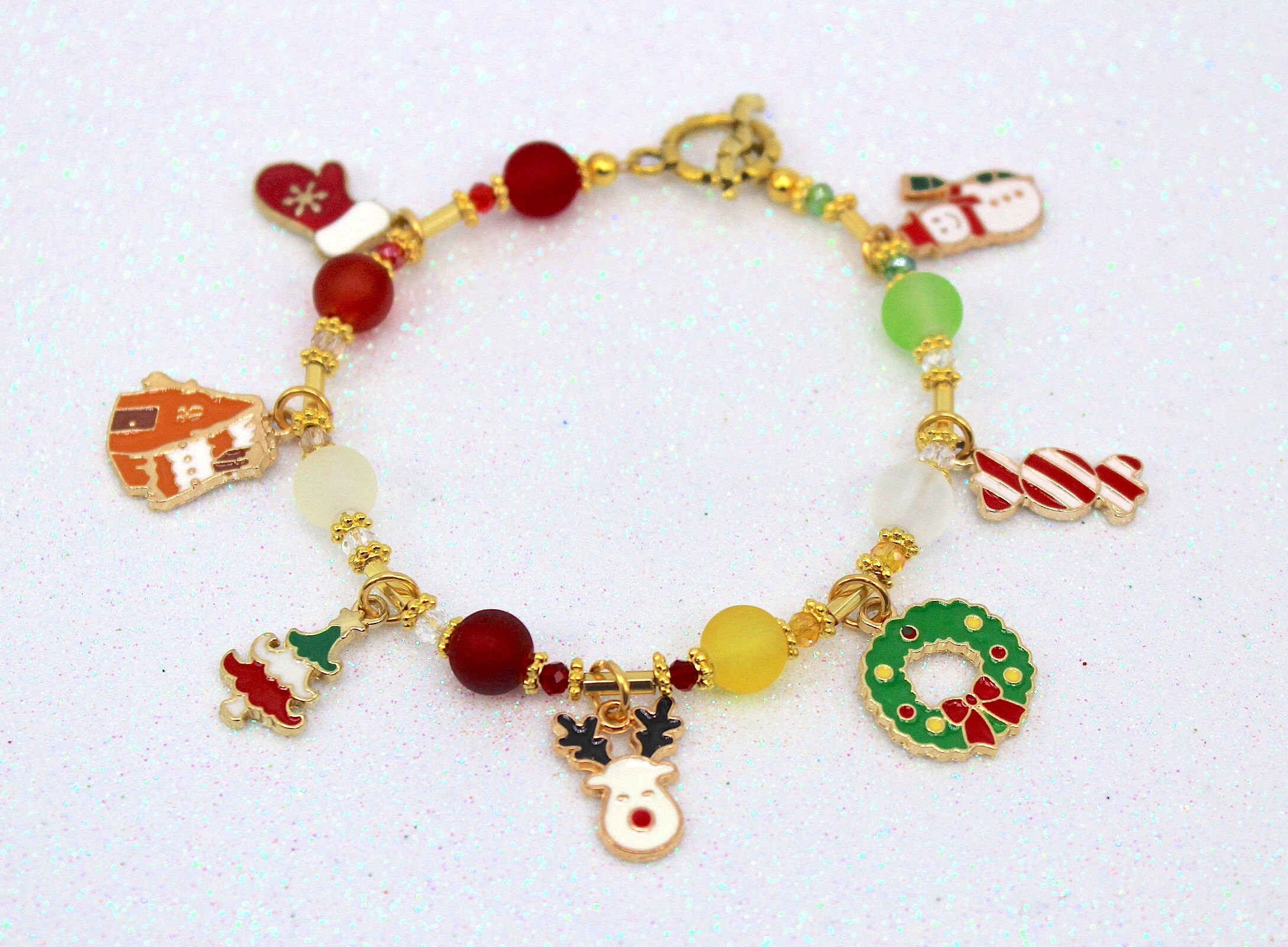 Jingle Bell Bracelet, Jingle Bell Jewelry, Christmas Bracelet, Christmas Charm Bracelet, Holiday Bracelet, Jingle All The Way Bracelet