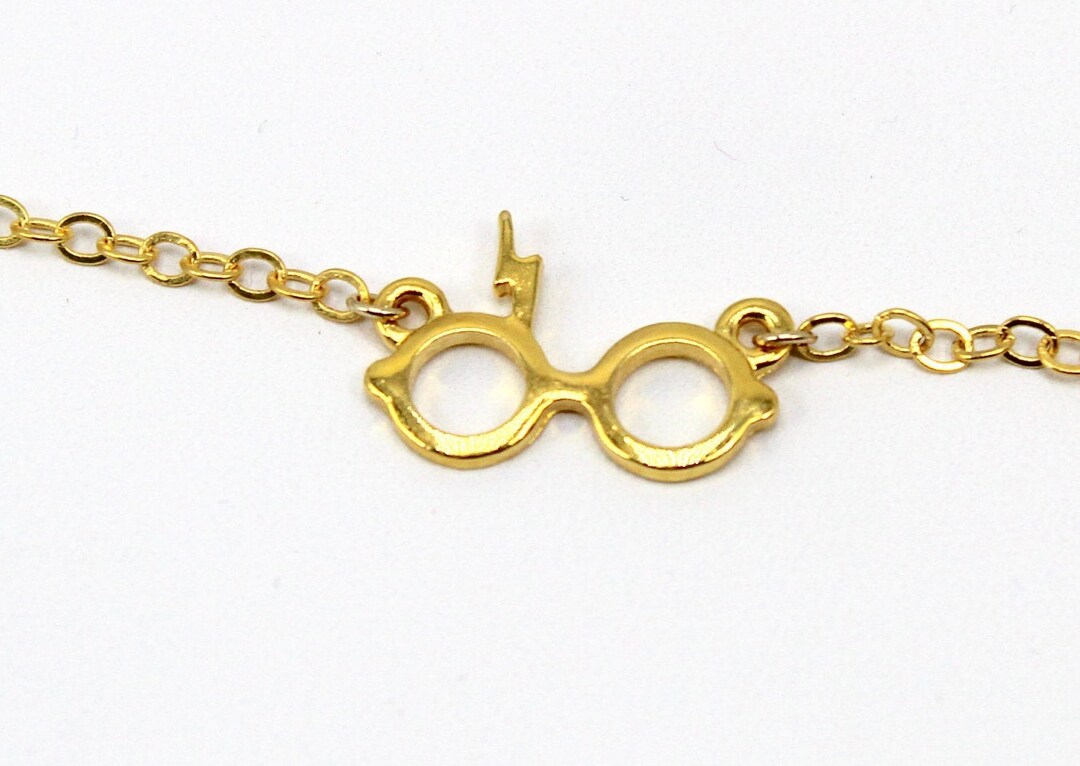 Harry Style Potter Necklace, Lightening Bolt Necklace, Wizard Charm