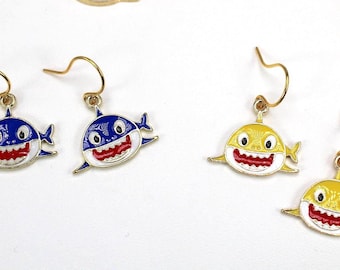 Baby shark best sale earrings