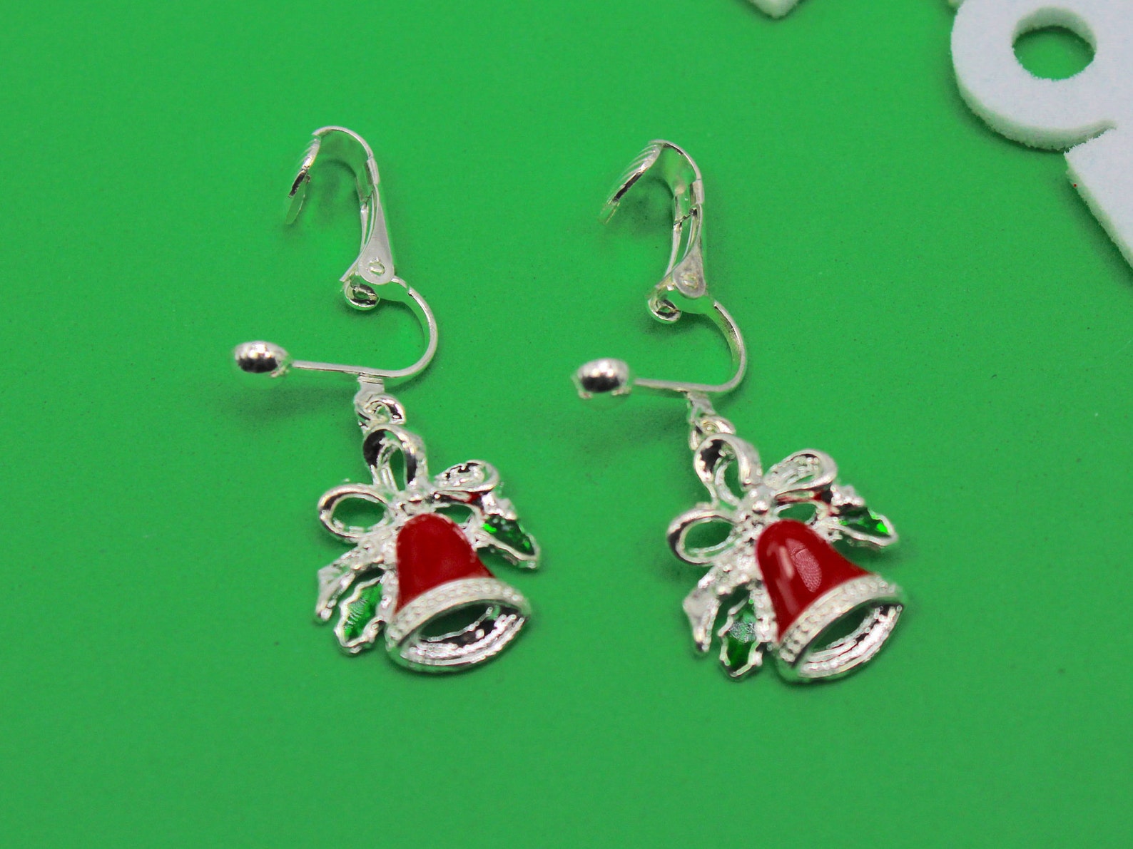 Clip on christmas earrings Clearance