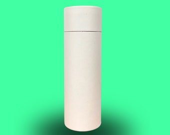 Nutley's 100ml* Plastic Free White Cardboard Deodorant Tube