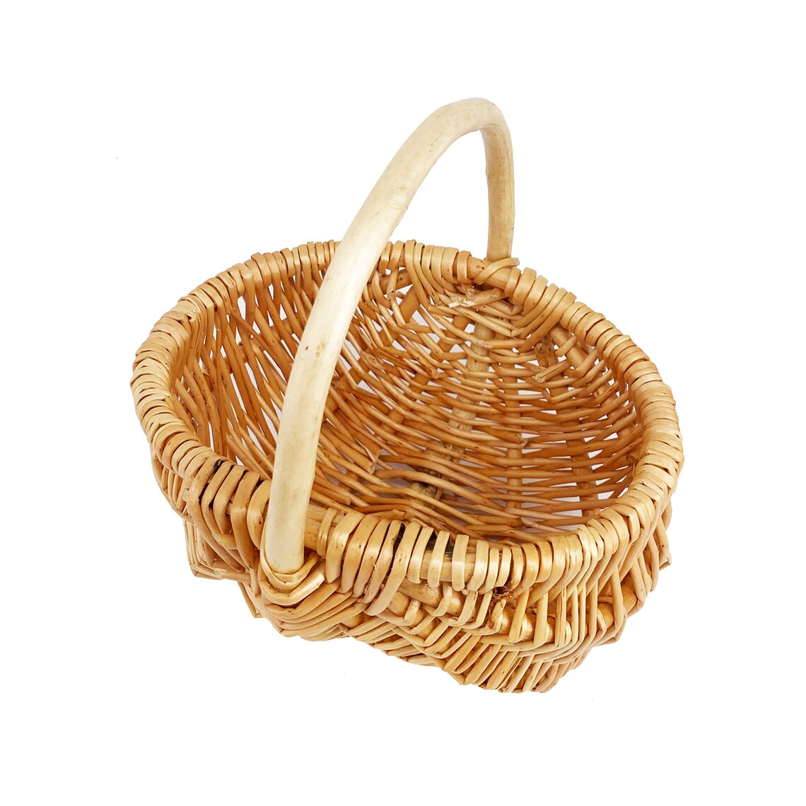 Nutley's Small Round Wicker Basket Trug Willow Eggs Garlic Etsy UK