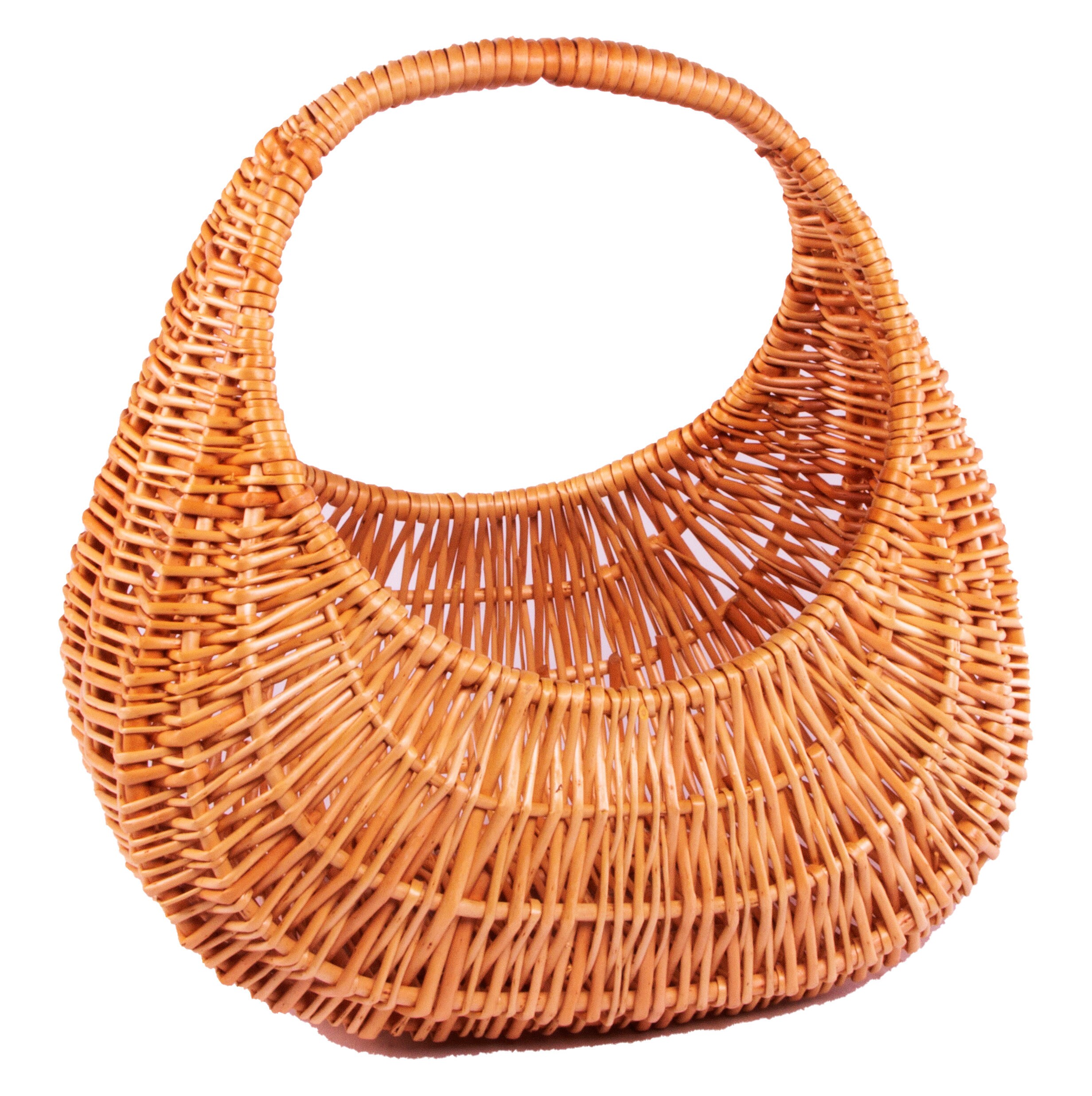 Nutley's Large Gondola Basket Wicker Willow Trug Shopping Etsy