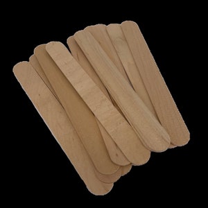 Nutley&#39;s Large Biodegradable Seedling Labels Plant Markers Tags Sustainable Birch Wood - Pack of 100
