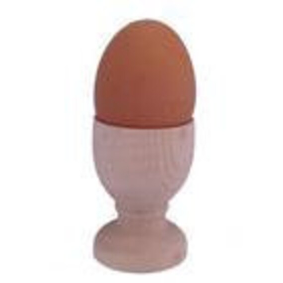 Wooden EGG CUPS Holders Crafts BEECHWOOD