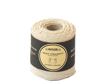 Nutscene Macrame Recycled Cotton Twine For Plant Hangers