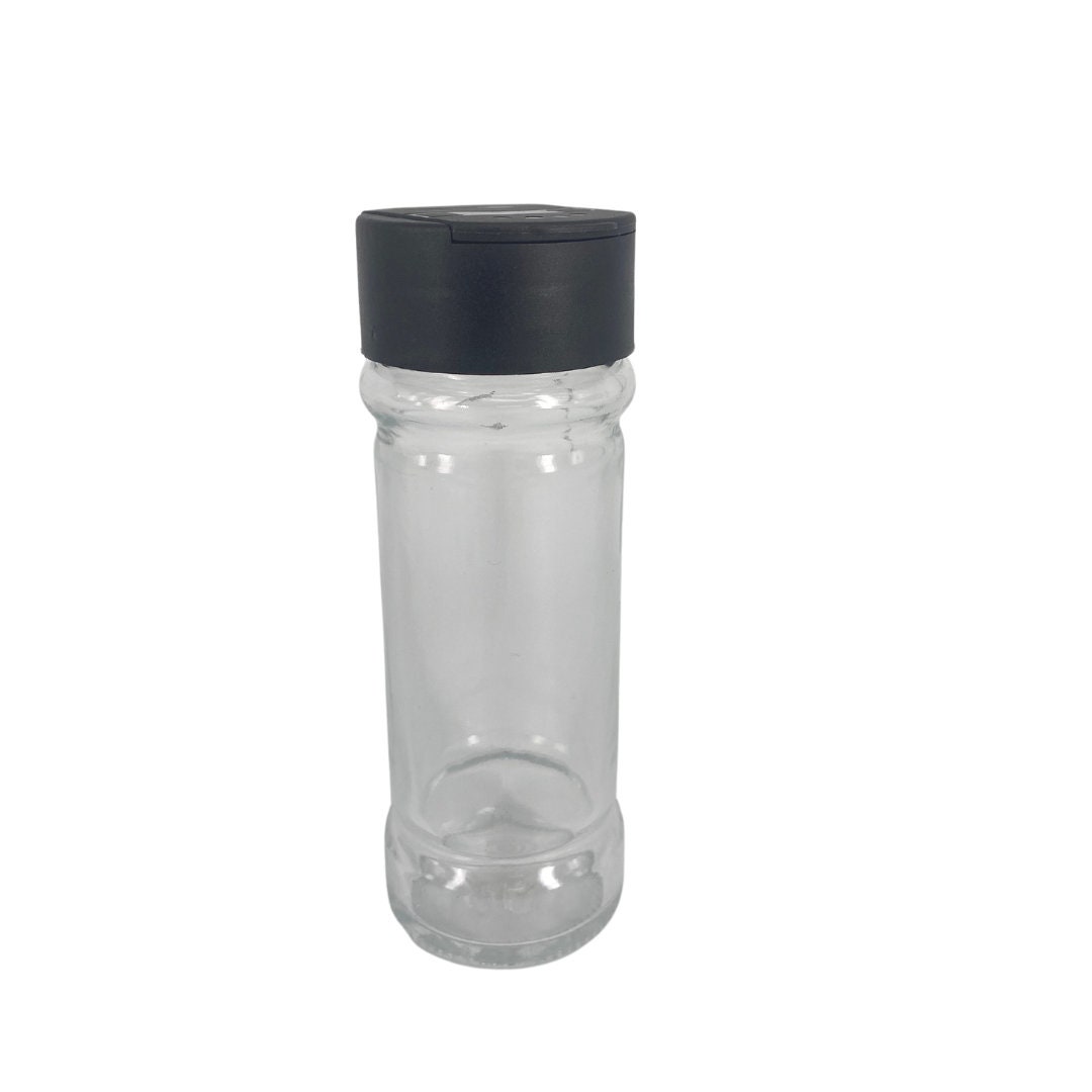 Wholesale clear 100ml plastic shaker bottles for spices with flip