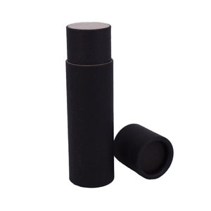 Tubo de cosméticos de papelão sem plástico de 28ml da Nutley - preto
