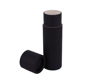 Nutley's 14ml Plastic Free Black Cardboard Cosmetics Tube