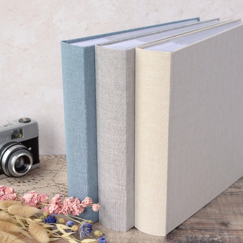 High Quality Linen Cover Slipin Photograph Album. 23x22cms. Etsy