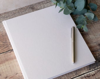 Blank Wedding Guest Book | Etsy