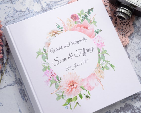 Vintage Floral Wedding Photobook/Album