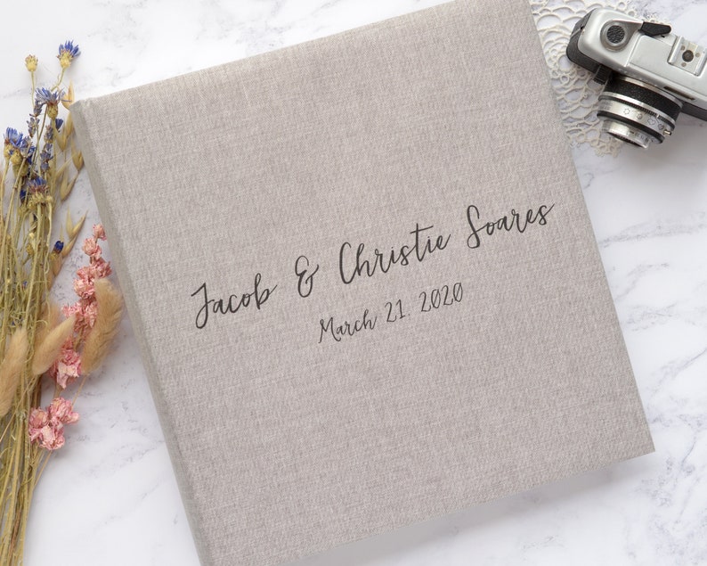 Personalised High Quality Traditional Book Bound Linen Etsy UK