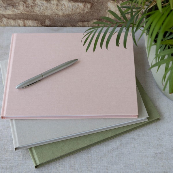 High Quality Guest Book. Plain DIY Guest Book. 50 pages / 100 sides. Special occasion guest book.