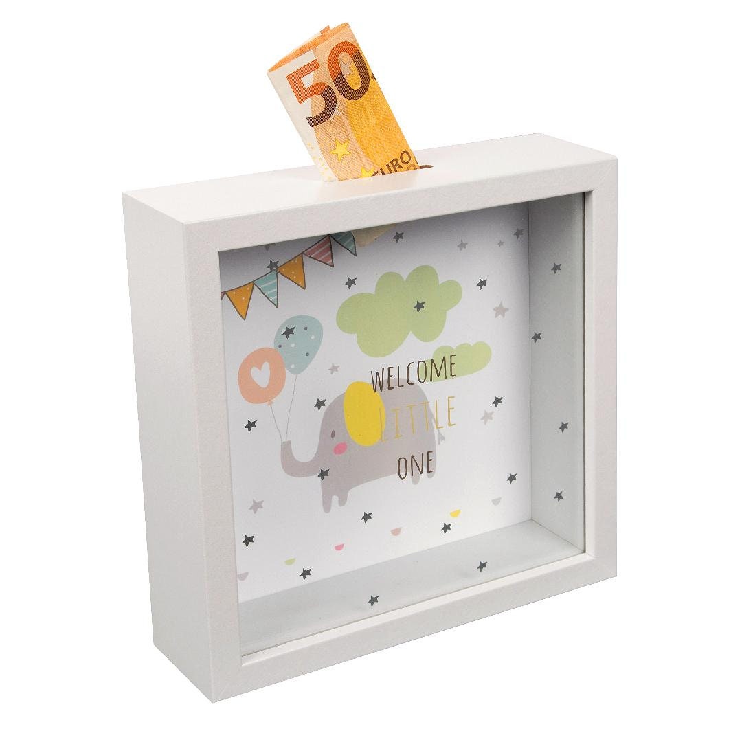 Child's Money Box. New Baby Money Box with white frame and Etsy