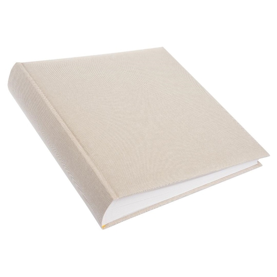 Large 8x10 Blank Page Journal, Cover: Natural Linen