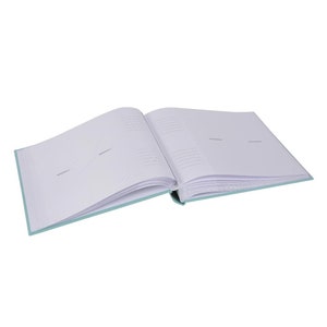 Personalised High Quality Linen Slip-in Photo Album with cover aperture. 23x22cms. Holds 200 4x6inch / 10x15cm Photos. 4 colour choices. image 3