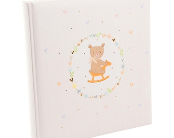 Baby Photograph Album. New Baby Traditional Photo Album. Teddy Bear Album. Baby Gift. Baby Keepsake. Baby Shower Gift. 30 pages / 60 Sides.