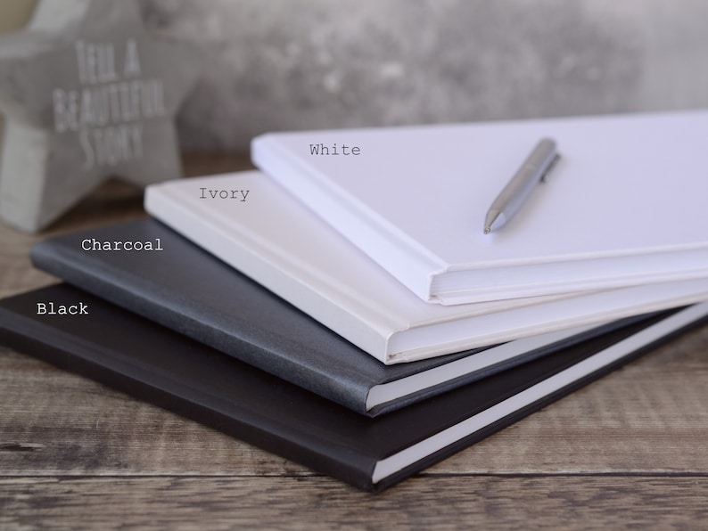 High Quality DIY Guest Book. Plain Guest Book Available in Etsy UK