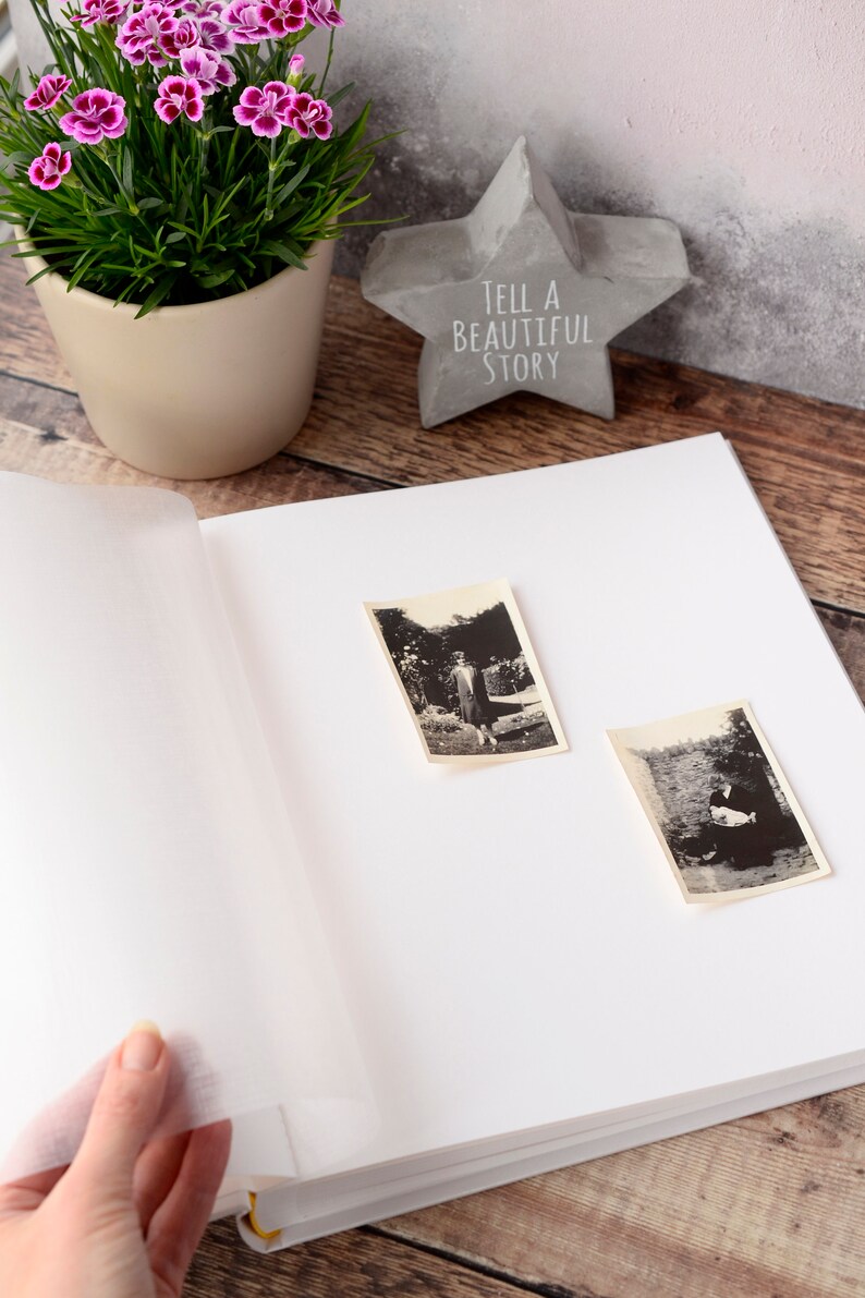 Personalised High Quality Traditional Book Bound Linen Etsy UK