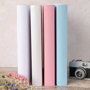 Quality Traditional Book Bound Photograph Album with opaque Glassine interleaves. 30x31cms 30 pages/60 sides Wedding Baby Family Photo Album