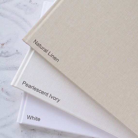 Traditional Photograph Album - undecorated / plain cover Ivory - Small