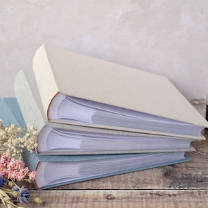 High Quality Linen Cover Slip-in Photograph Album. 23x22cms. Holds 200 6x4inch / 10x15cm Photos. 3 colour choices. image 5