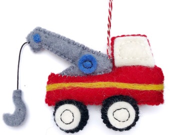 Felt Truck Ornament Etsy