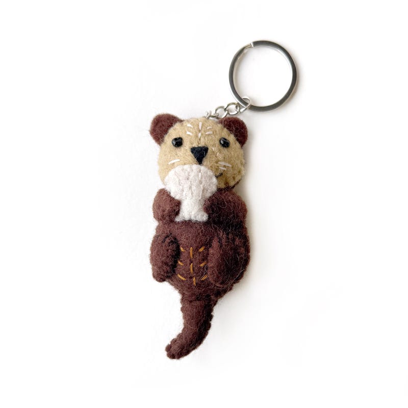 Fabric Felt Keychain - Etsy UK
