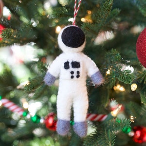 Astronaut Ornament - Felt Wool Fair Trade Handmade Christmas Nepal