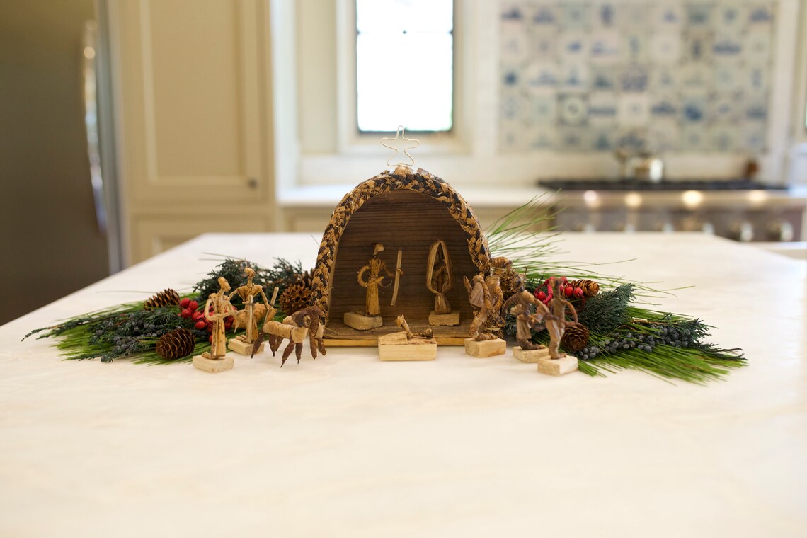 Banana Fiber Nativity Set Fair Trade Handmade in Uganda Etsy