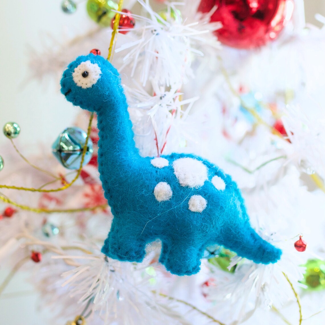Felt Dinosaur Ornament Bundle Wool Fair Trade Handmade Etsy