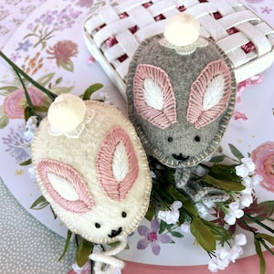 Bunny Egg Easter Ornament, Fair Trade Handmade in Peru