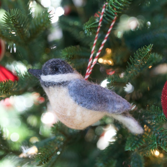 Chickadee christmas ornament Clearance