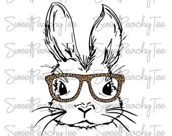 Free Free Bunny Face With Glasses Svg 36 SVG PNG EPS DXF File