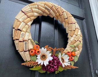 Happy Harvest Spiral Wreath