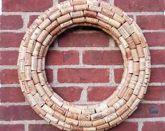 Forever Wine Corks Wreath; Large Size