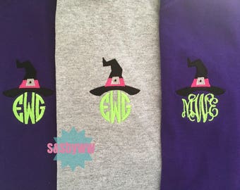 Witches Hat with initial personalised Birthday gifts Pagan Wizard witch Witches Hat with initial personalised Birthday gifts Pagan Wizard witch