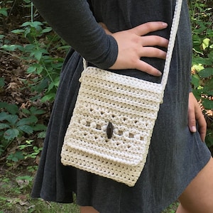 Easy Cross Body Bag Pattern/ Crochet Pattern Crossbody Purse/ Crossbody Bag/ Pattern Easy Cross Body Purse/ Crochet Pattern Crossbody Bag