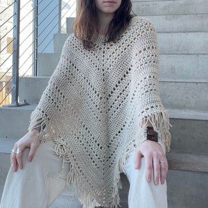 Boho Poncho Crochet PATTERN