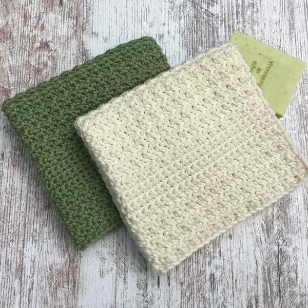 Basic Stitches Washcloth Crochet PATTERN