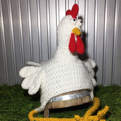 Crochet Pattern Chicken Hat/ Chicken 